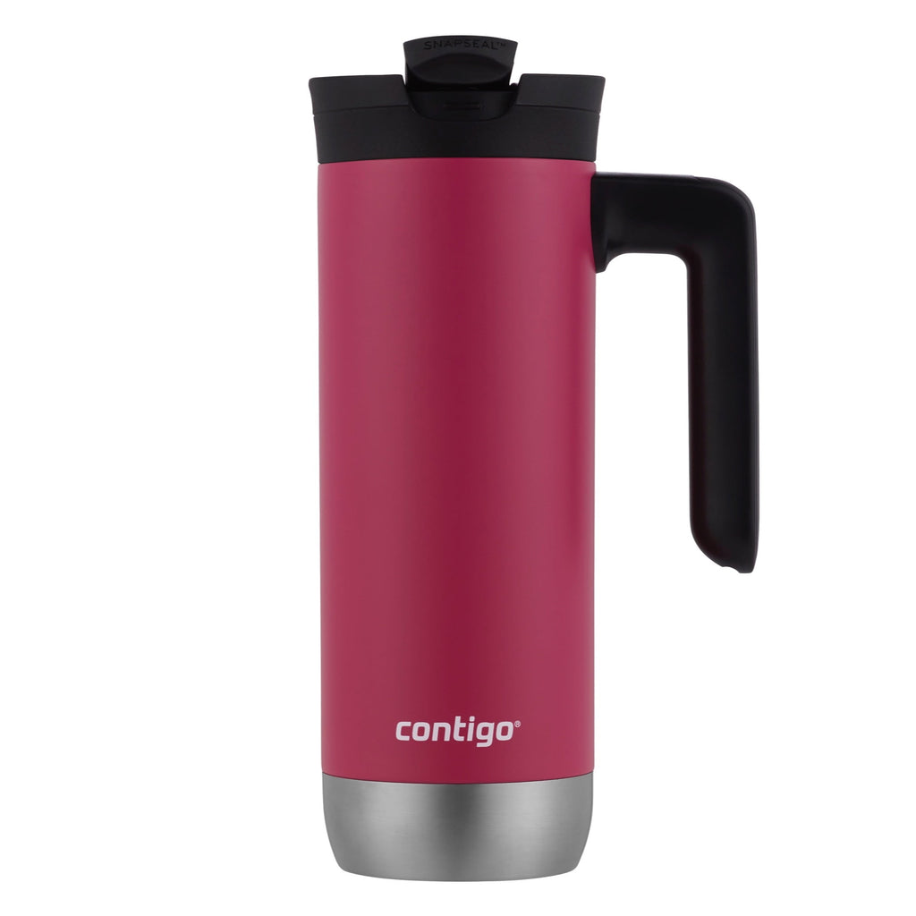 Contigo Huron 2.0 Stainless Steel Travel Mug with SNAPSEAL Lid and Handle in Black, 20 fl oz. CMXW