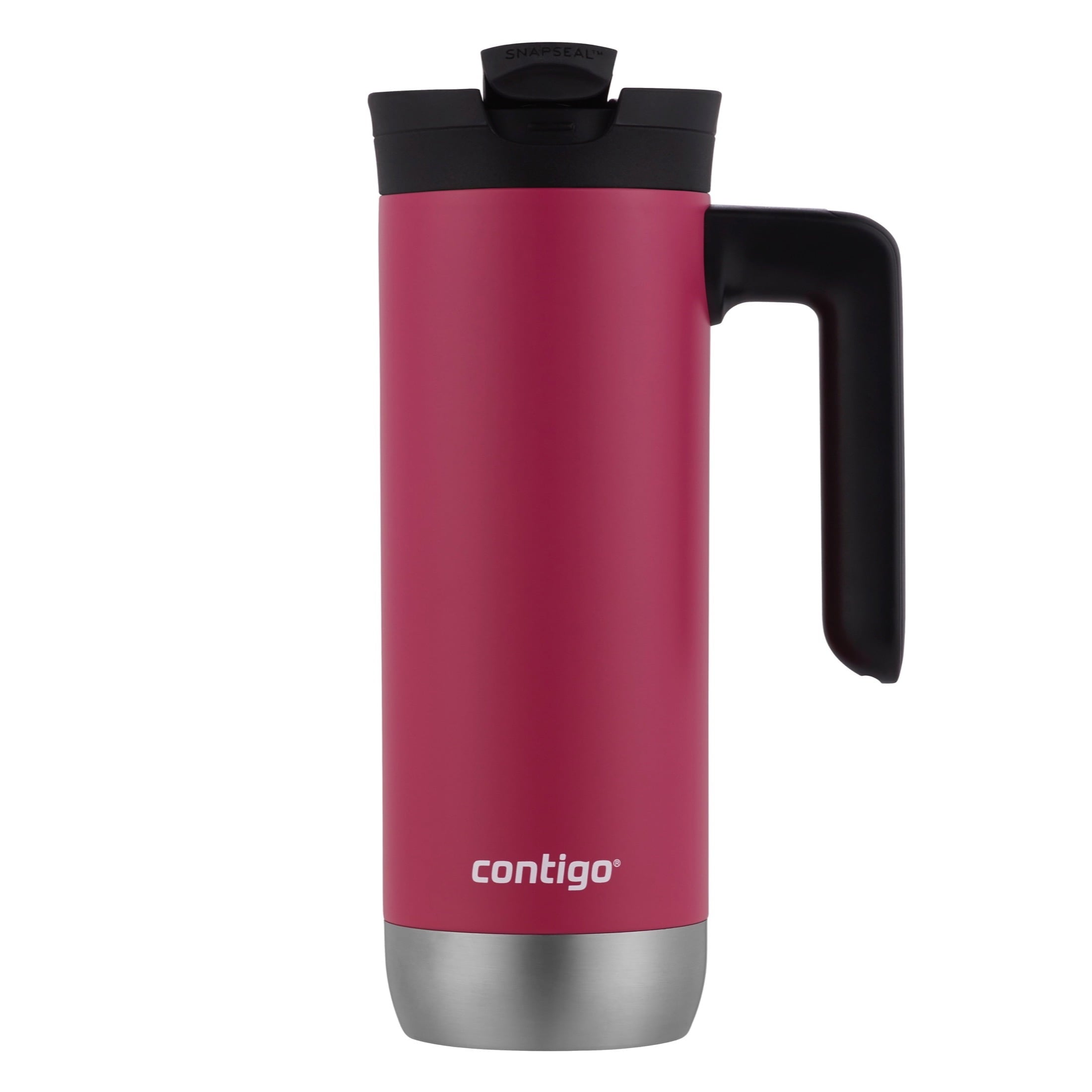 Contigo Huron 2.0 Stainless Steel Travel Mug with SNAPSEAL Lid and Handle in Black, 20 fl oz. CMXW