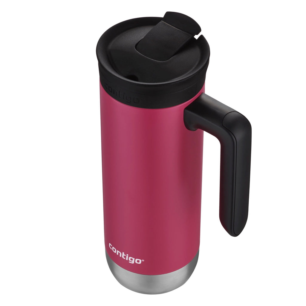 Contigo Huron 2.0 Stainless Steel Travel Mug with SNAPSEAL Lid and Handle in Black, 20 fl oz. CMXW