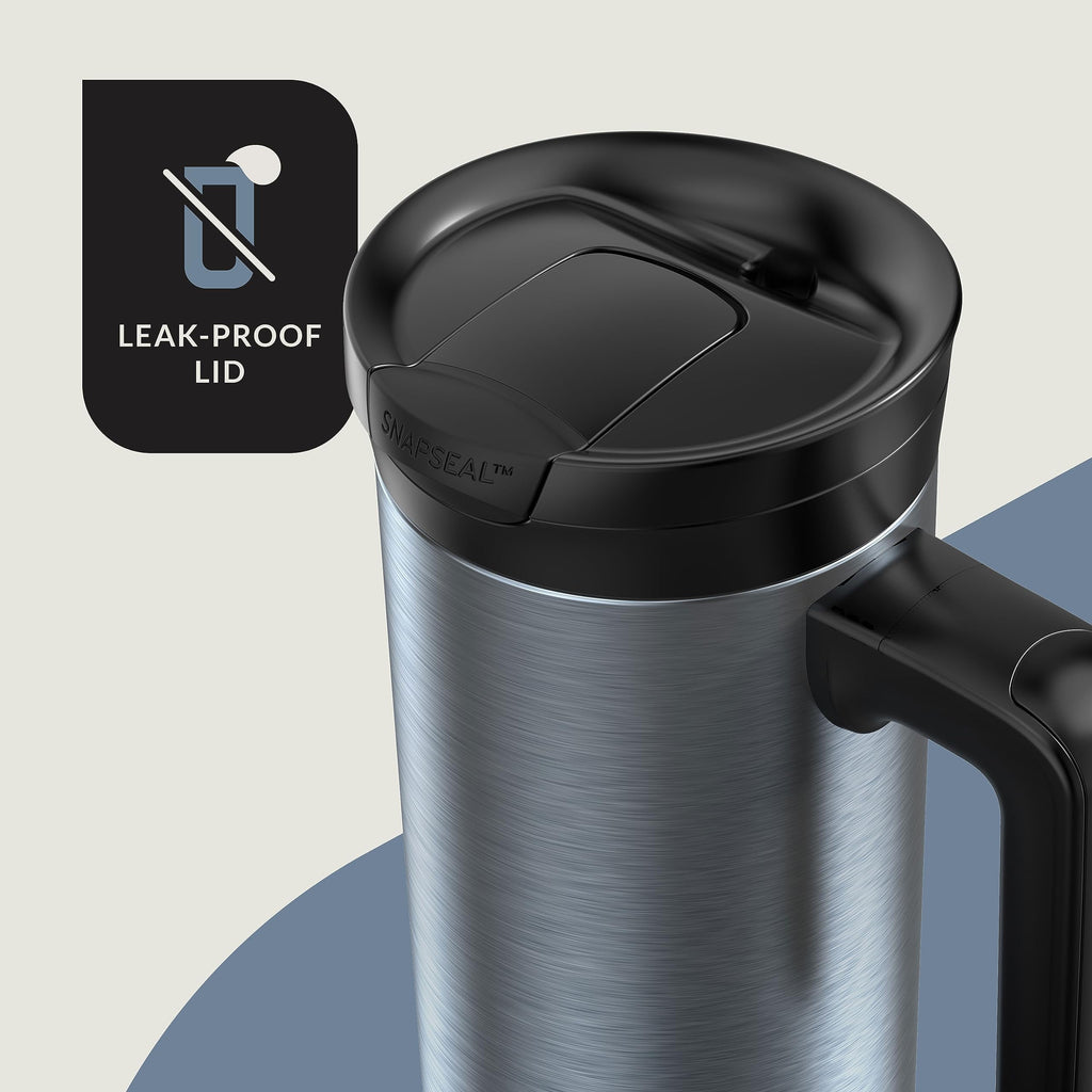 Contigo 20 oz. Superior 2.0 SnapSeal Stainless Steel Travel Mug - Dark Ice 028B