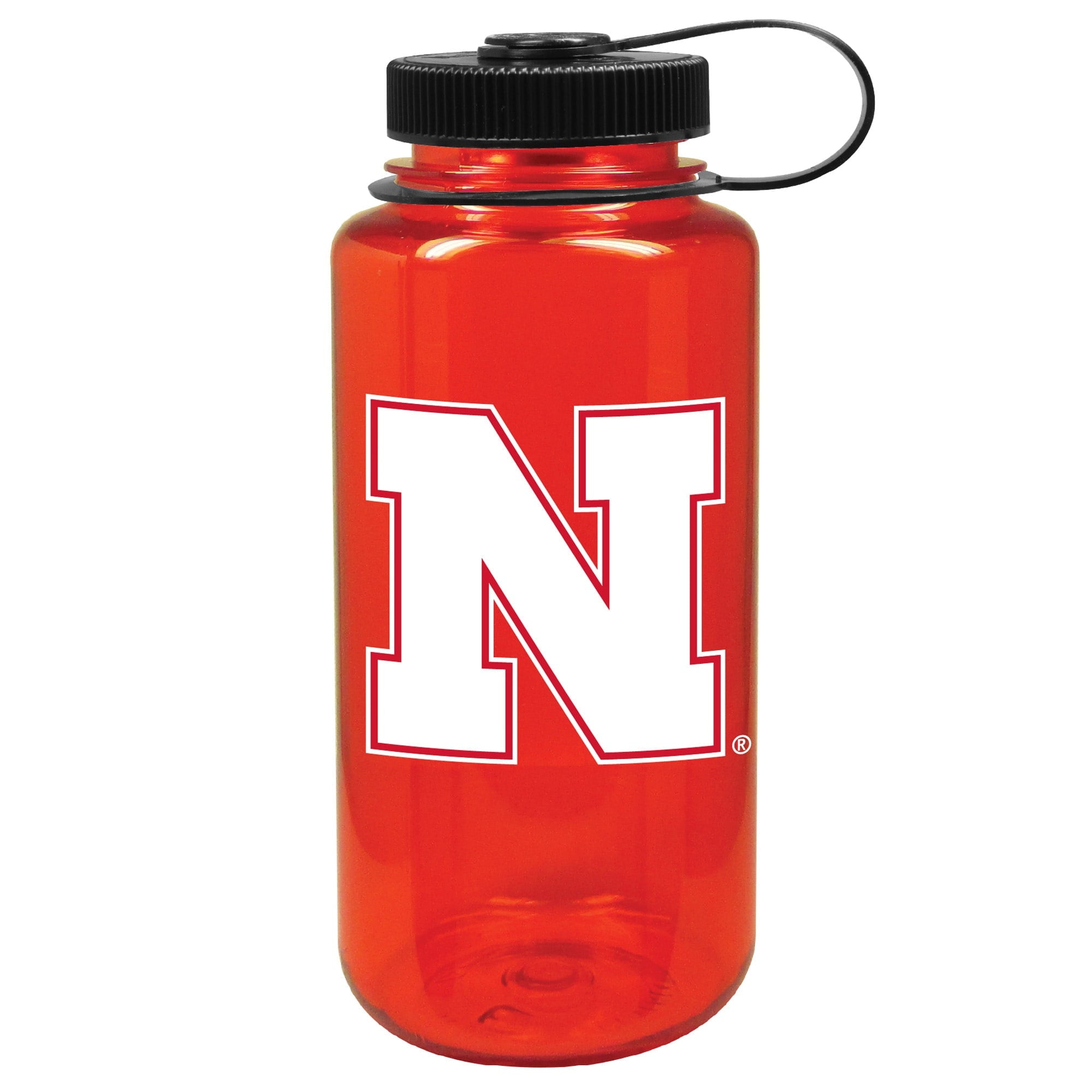 Scarlet Nebraska Huskers 32oz. Nalgene Sustainable Wide Mouth Water Bottle CAHT