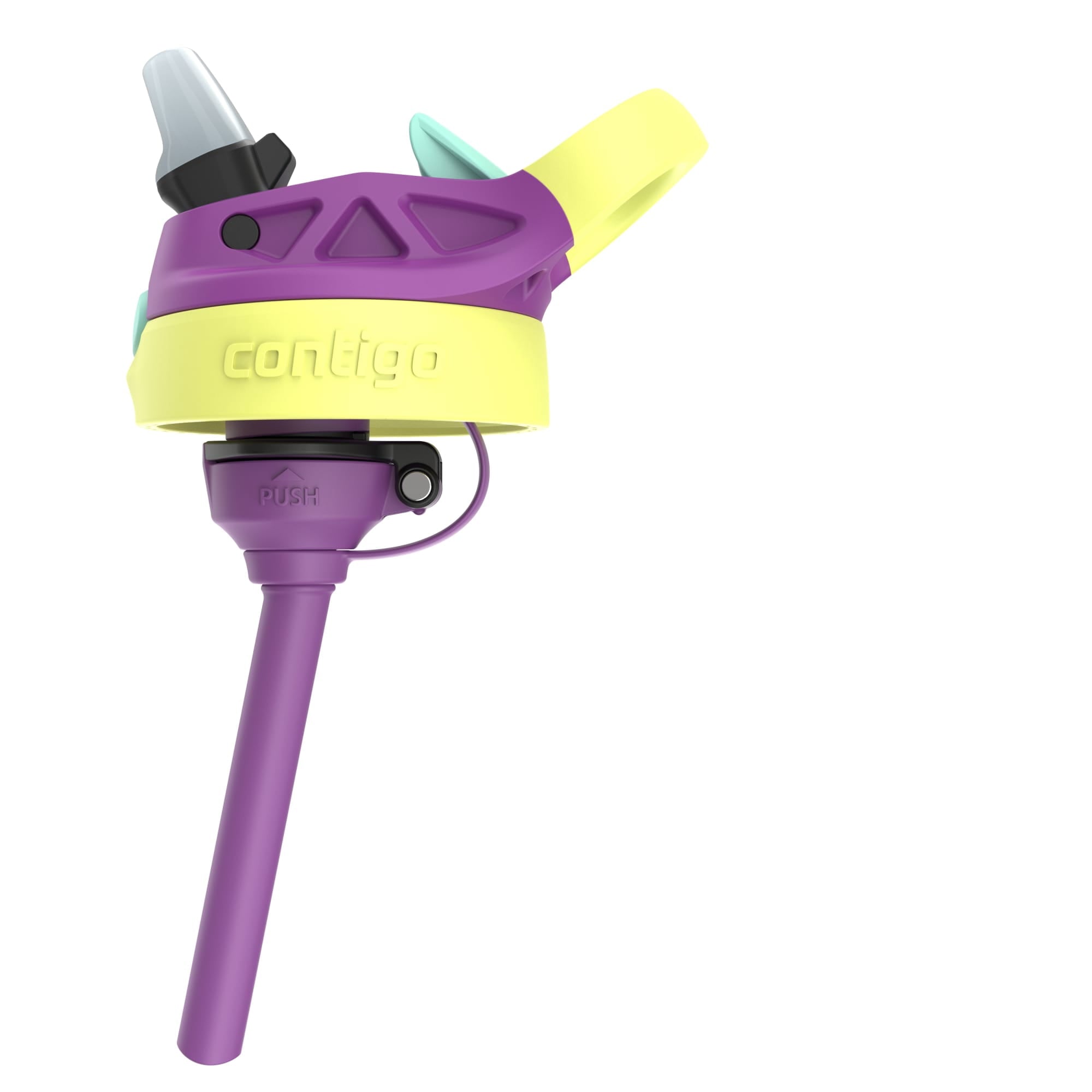 Contigo Kids Water Bottle with Redesigned AUTOSPOUT Straw, 14 oz, Grape Forest Haven QYWR