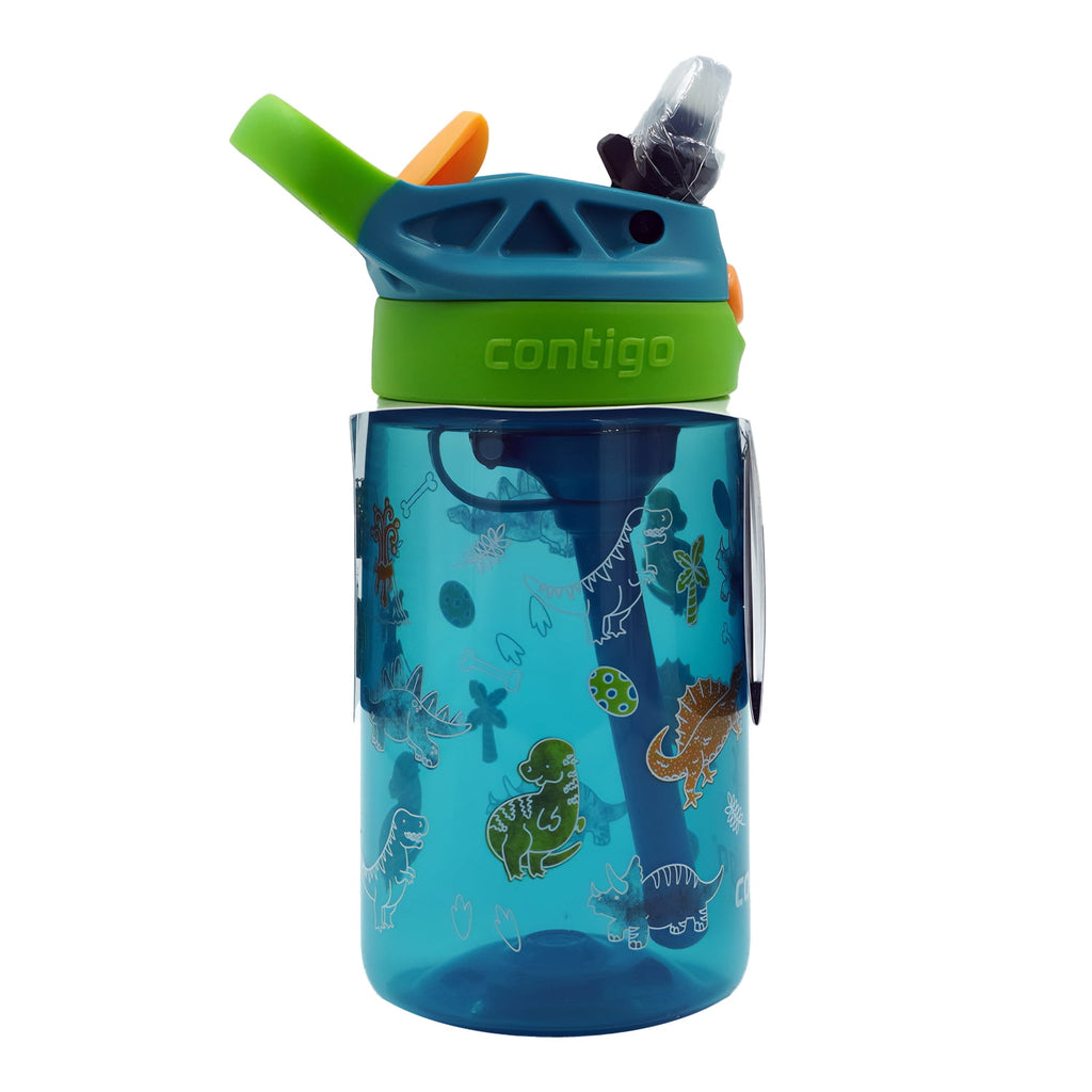Contigo Kids Water Bottle with Redesigned AUTOSPOUT Straw, 14 oz, Grape Forest Haven QYWR