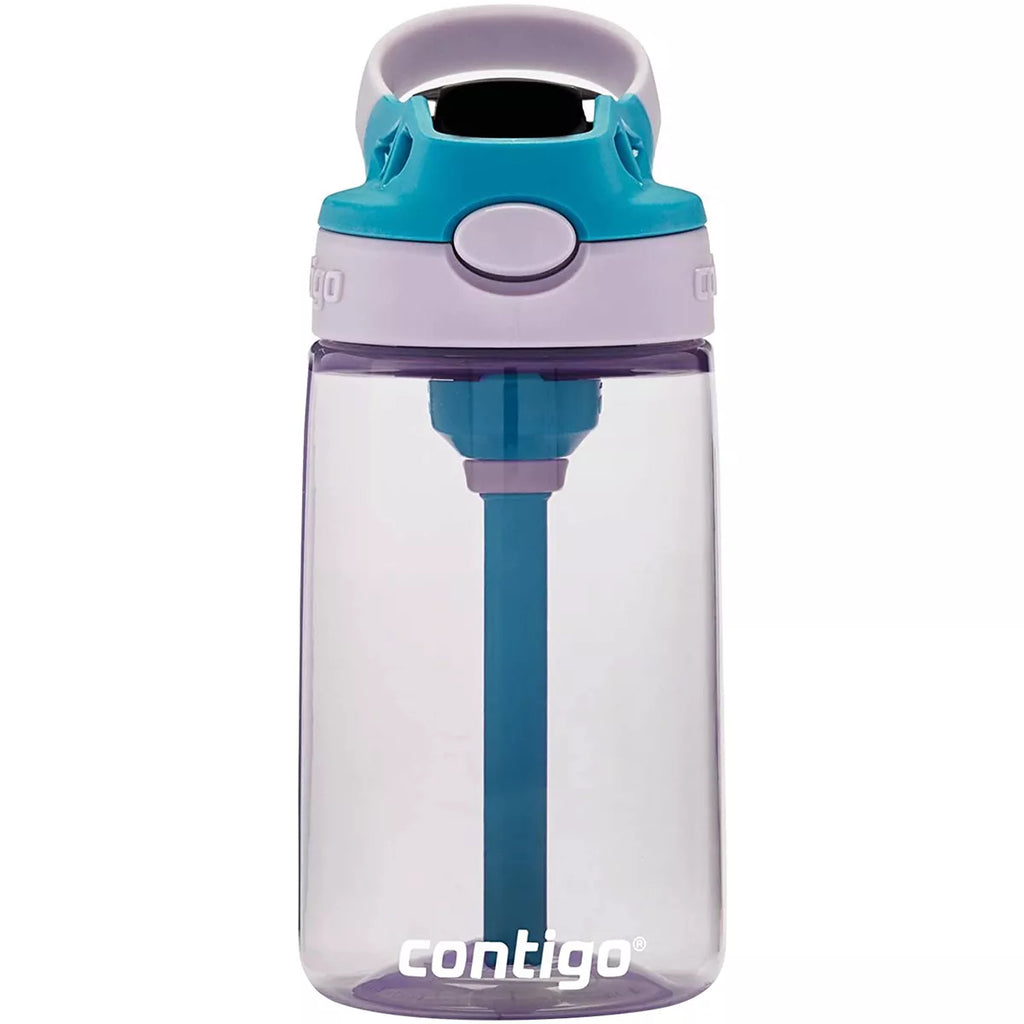 Contigo Kids Water Bottle with Redesigned AUTOSPOUT Straw, 14 oz, Grape Forest Haven QYWR