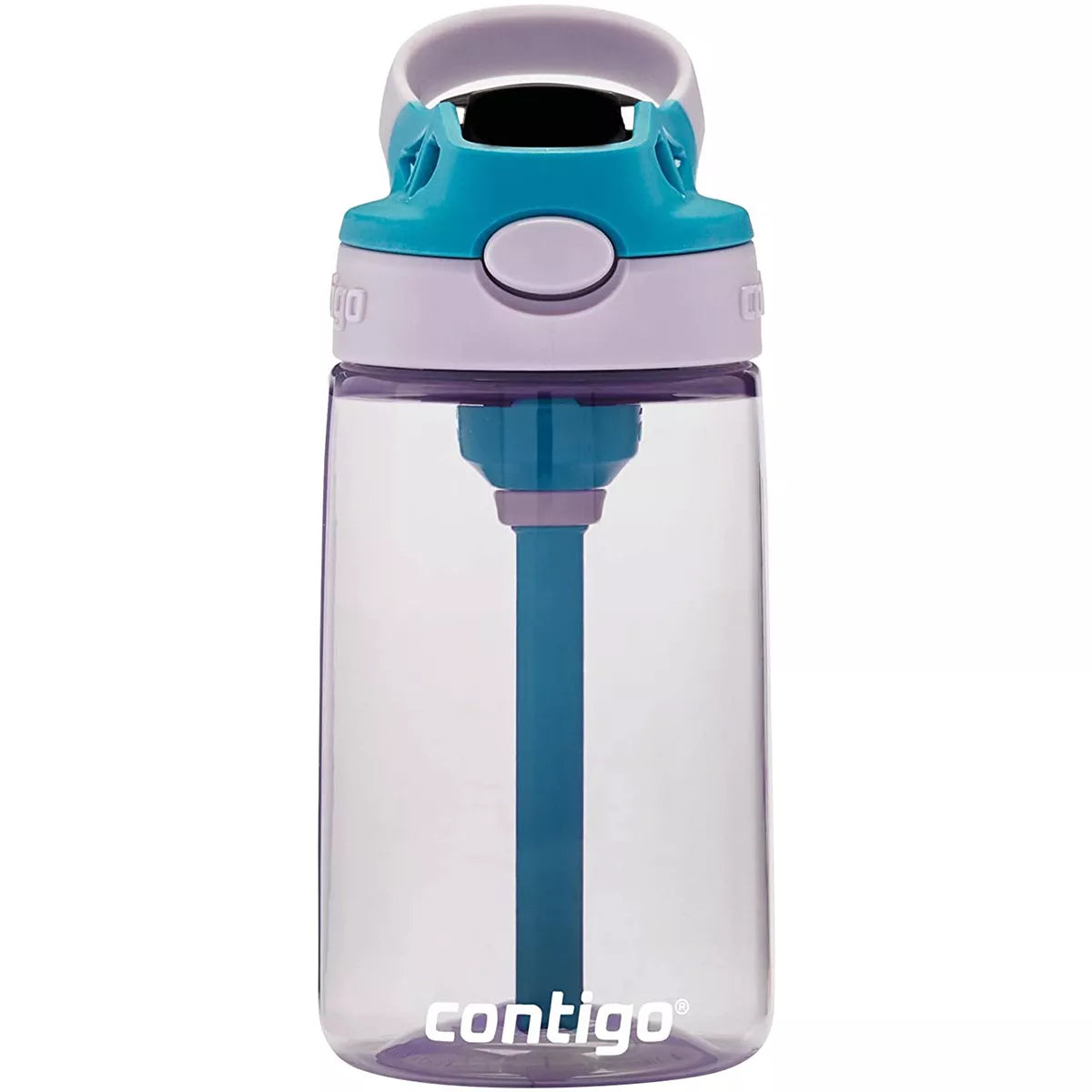 Contigo Kids Water Bottle with Redesigned AUTOSPOUT Straw, 14 oz, Grape Forest Haven QYWR