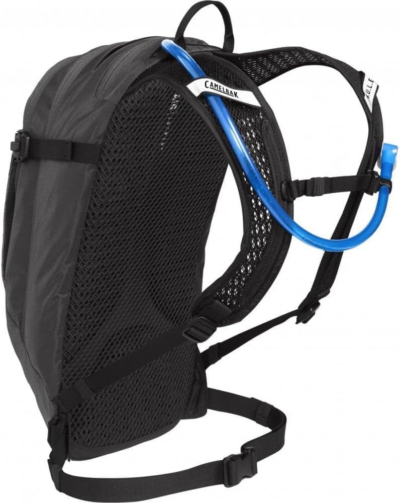CamelBak Women's M.U.L.E. 12 Mountain Biking Hydration Pack - Easy Refilling Hydration Backpack - Magnetic Tube Trap 100oz, Charcoal/Black W7CX