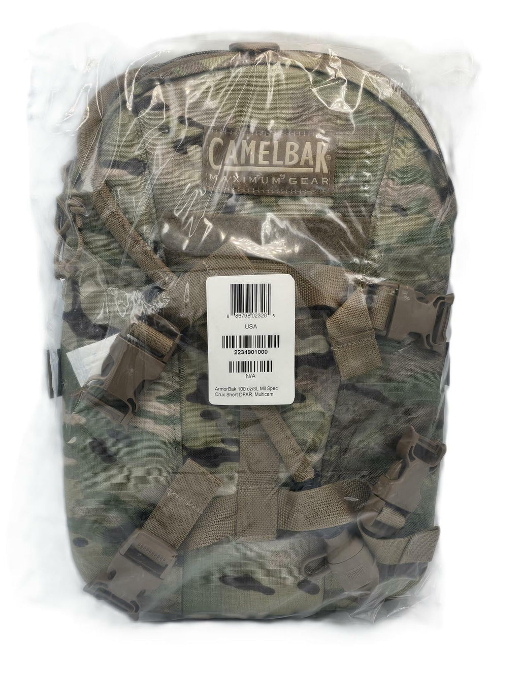CamelBak Maximum Gear ArmorBak Military Spec Crux Short DFAR, Multicam 3W1Y