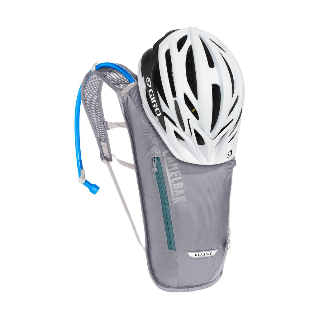 CamelBak Classic 70oz Light Bike Hydration Pack, Gunmetal/Hydro 7OCM