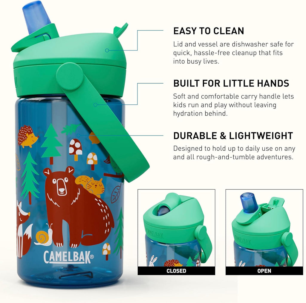 Camelbak Thrive™ Flip Straw Kids 14oz Bottle, Friendly Forest R8B7