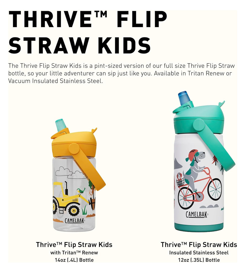 Camelbak Thrive™ Flip Straw Kids 14oz Bottle, Friendly Forest R8B7