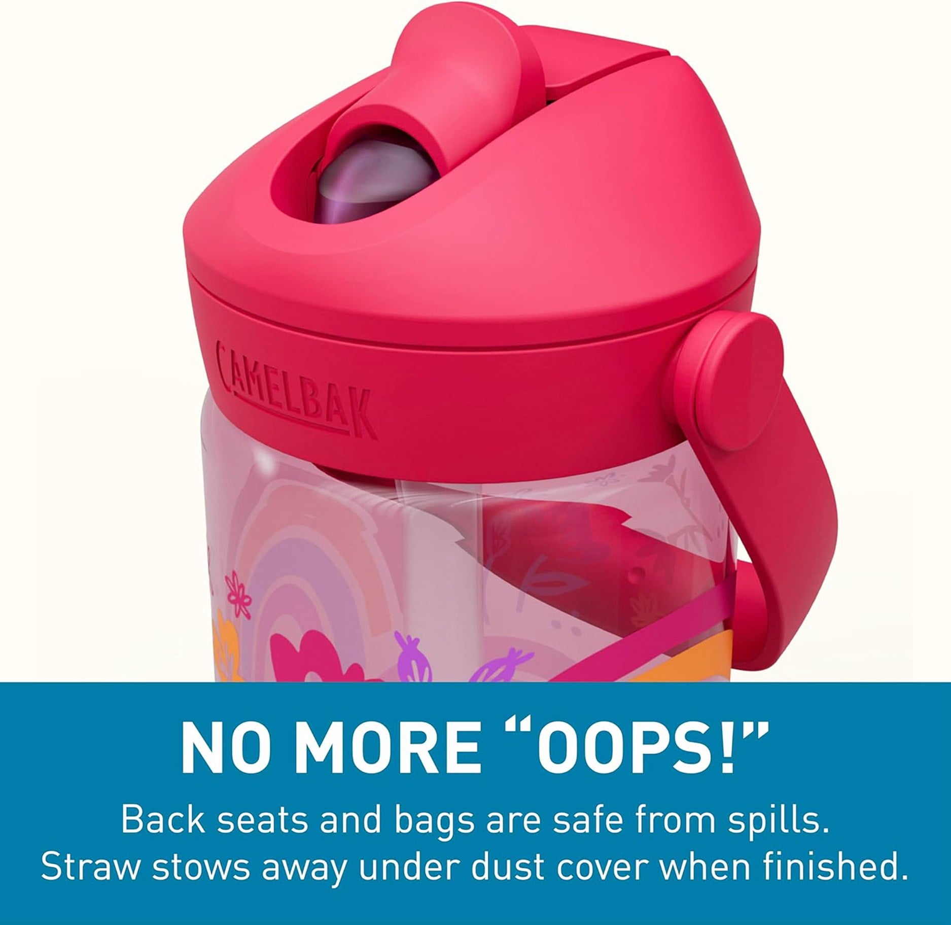 Camelbak Thrive™ Flip Straw Kids 14oz Bottle, Friendly Forest R8B7