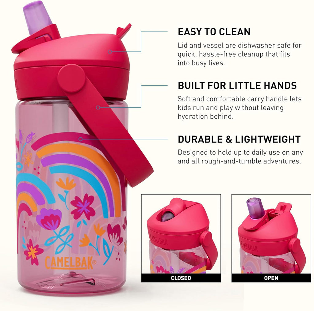 Camelbak Thrive™ Flip Straw Kids 14oz Bottle, Friendly Forest R8B7