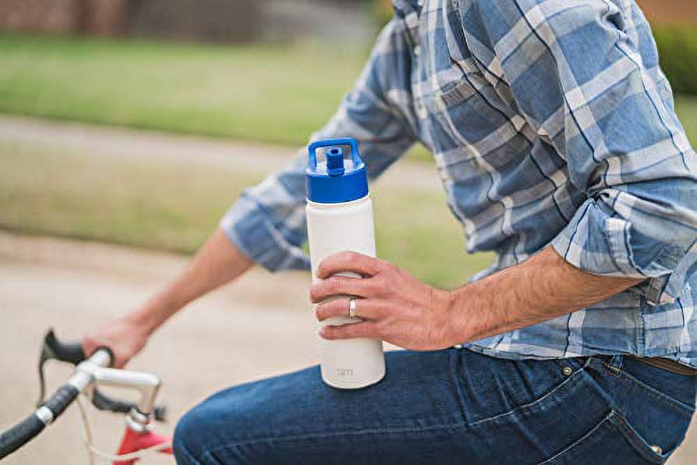 Simple Modern Summit Water Bottle Straw Lid Vacuum Insulated Stainless Steel Bottle | 18 fl oz ZTFS