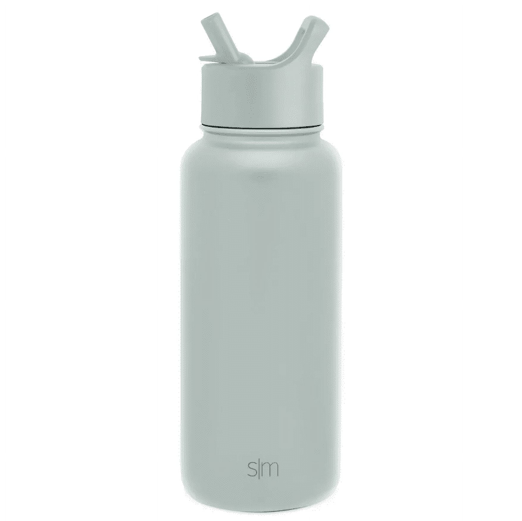 Simple Modern Summit 32oz Stainless Steel Water Bottle with Straw Lid Seaglass Sage HAT3