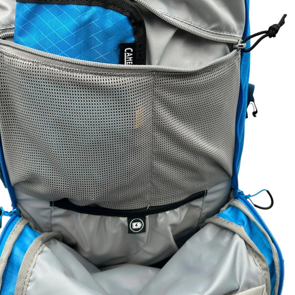 CAMELBAK M.U.L.E Pro 14L Bike Hydration Backpack 100 oz, Ibiza Blue/Orange TQDH