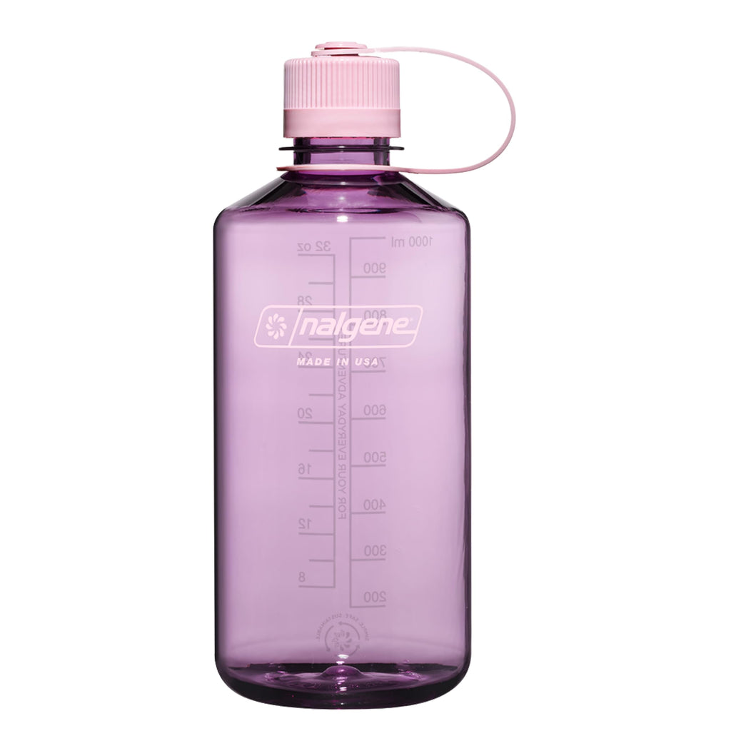 Nalgene Sustain Tritan BPA-Free Water Bottle Made with Material Derived from 50% Plastic Waste (using ISCC certified mass balance), 32 OZ, Narrow Mouth, Cherry Blossom 5MGF