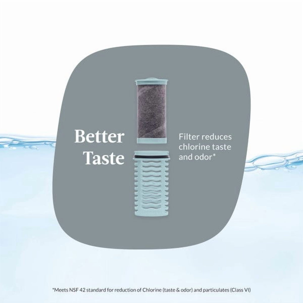 Contigo Clybourn Chill Stainless Steel FreeFlow Filter Water Bottle with AUTOSEAL, 24oz Salt 7EOI