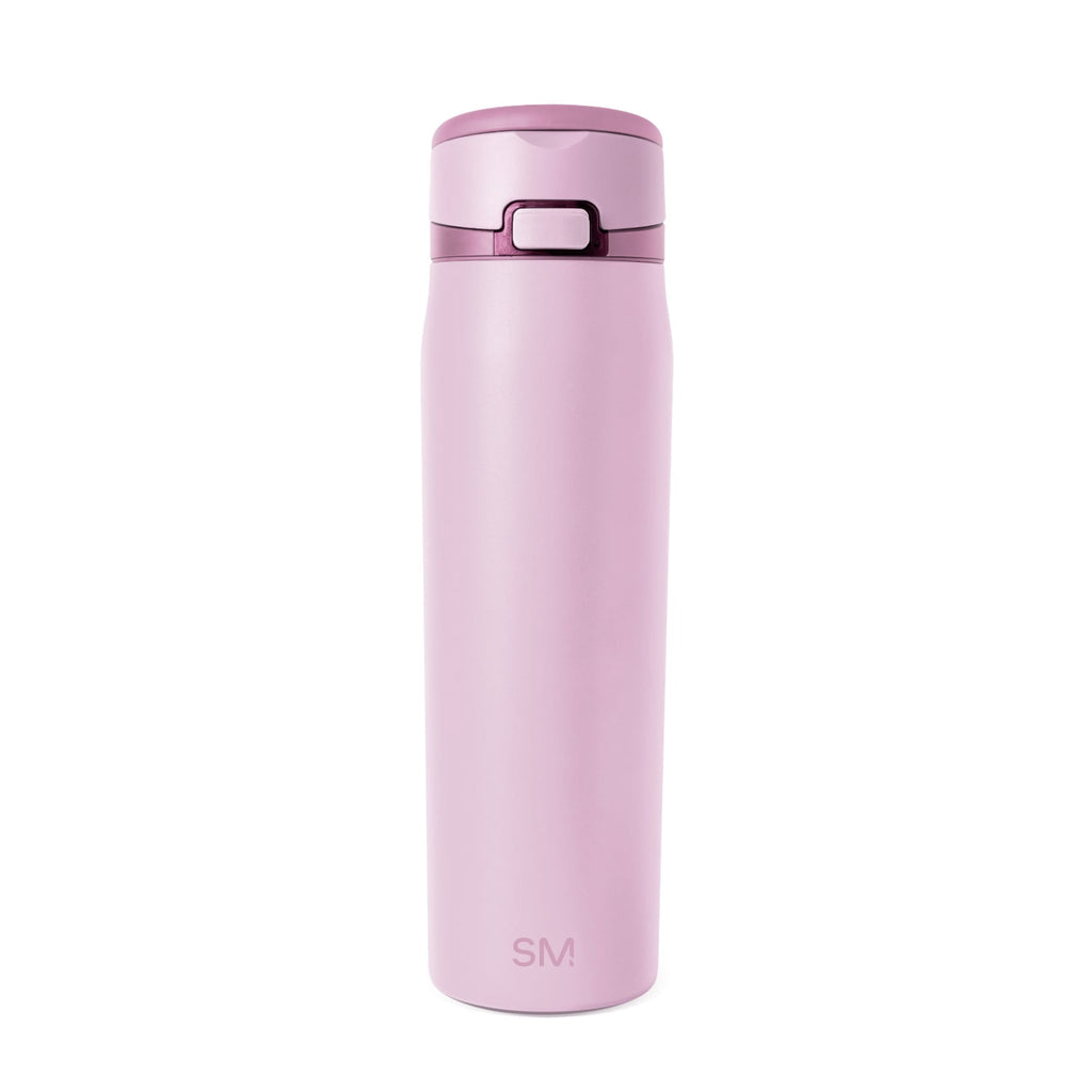 Simple Modern 24oz Mesa Loop Water Bottle with Covered Spout | Pink Champagne 8EAW