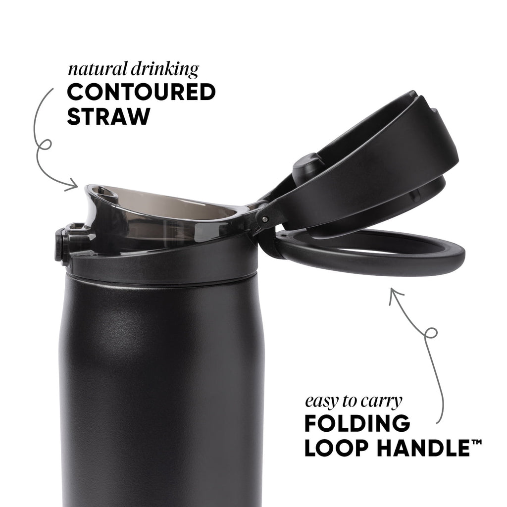Simple Modern 24oz Mesa Loop Water Bottle with Covered Spout | Pink Champagne 8EAW