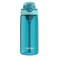 Contigo Leakproof lid 591 mL Juniper Jade Aubrey Plastic Water Bottle with Straw DDEV