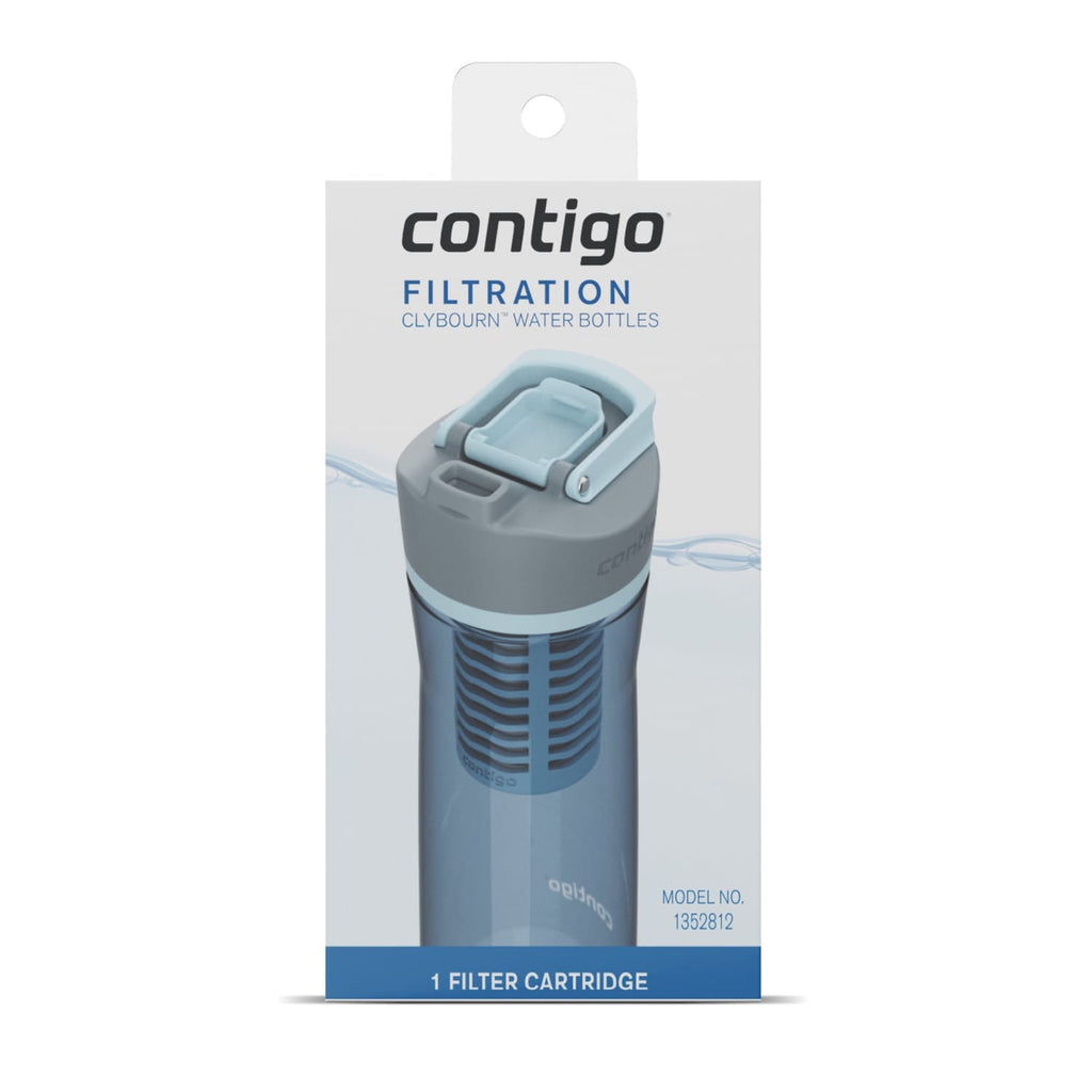 Contigo Clybourn FreeFlow Filter Water Bottle Replacement Filter, 1 Count 9G8C
