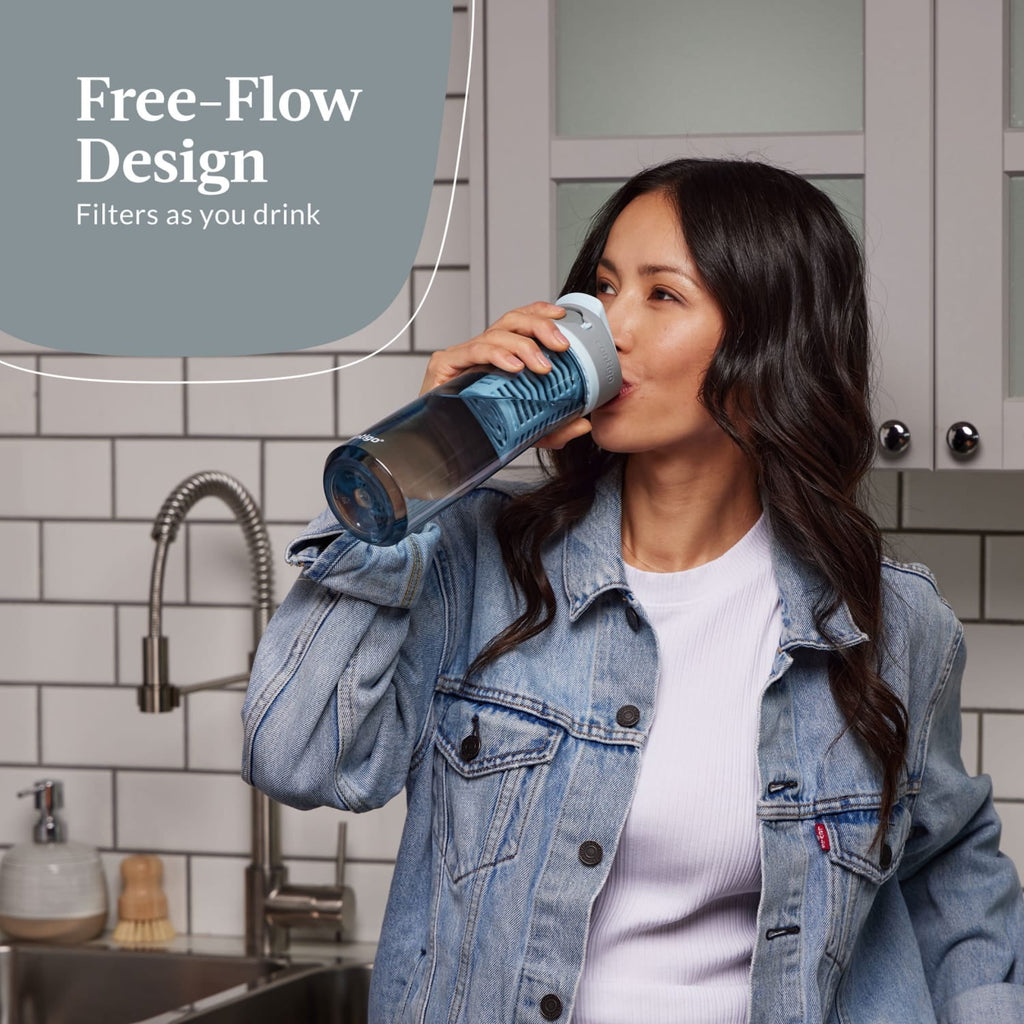 Contigo Clybourn FreeFlow Filter Water Bottle Replacement Filter, 1 Count 9G8C