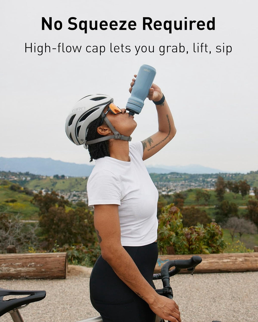 CamelBak Podium 22oz Insulated Stainless Steel Bike Water Bottle, Pacific ZQEE