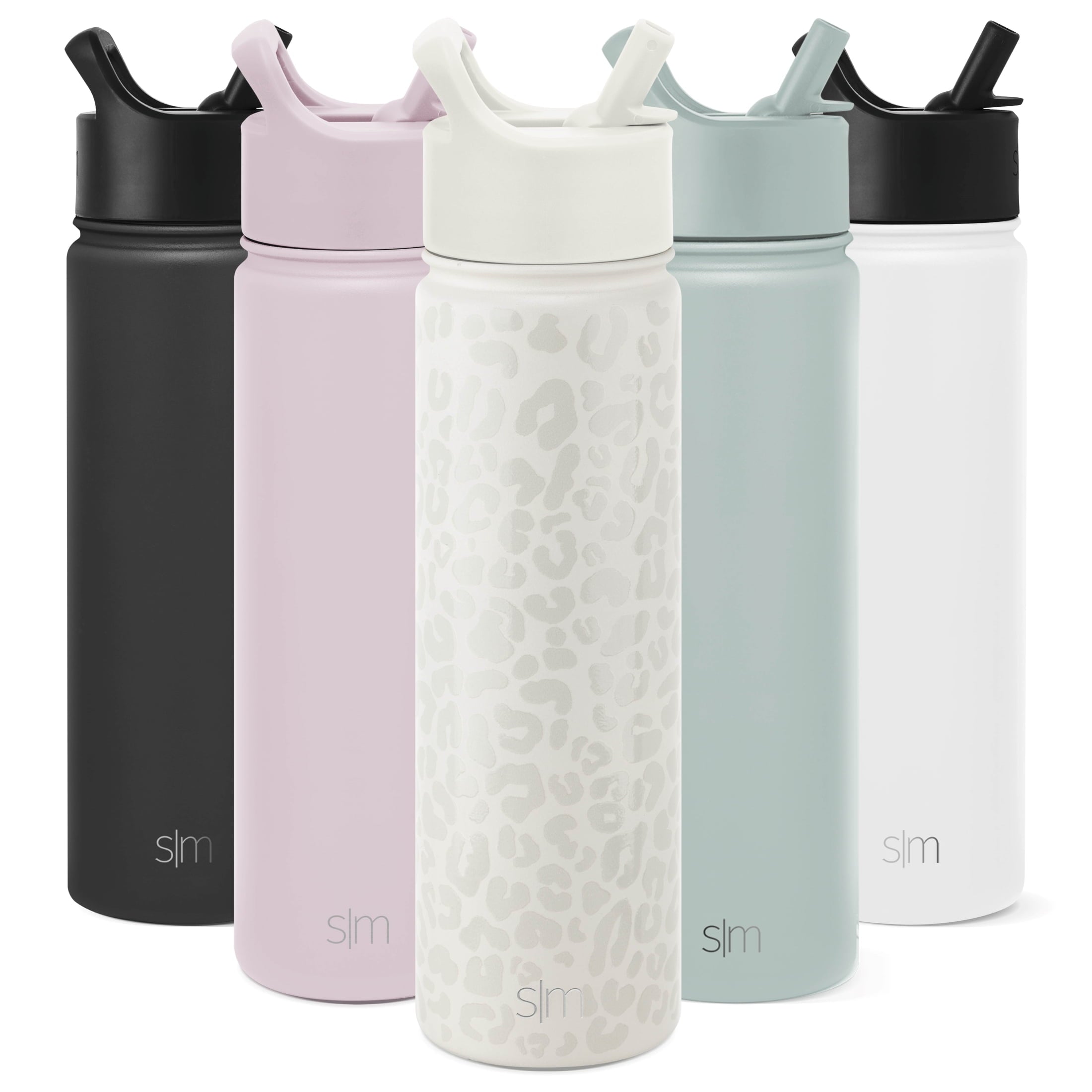 Simple Modern Summit Water Bottle Straw Lid Vacuum Insulated Stainless Steel Bottle | 22 fl oz QW5J