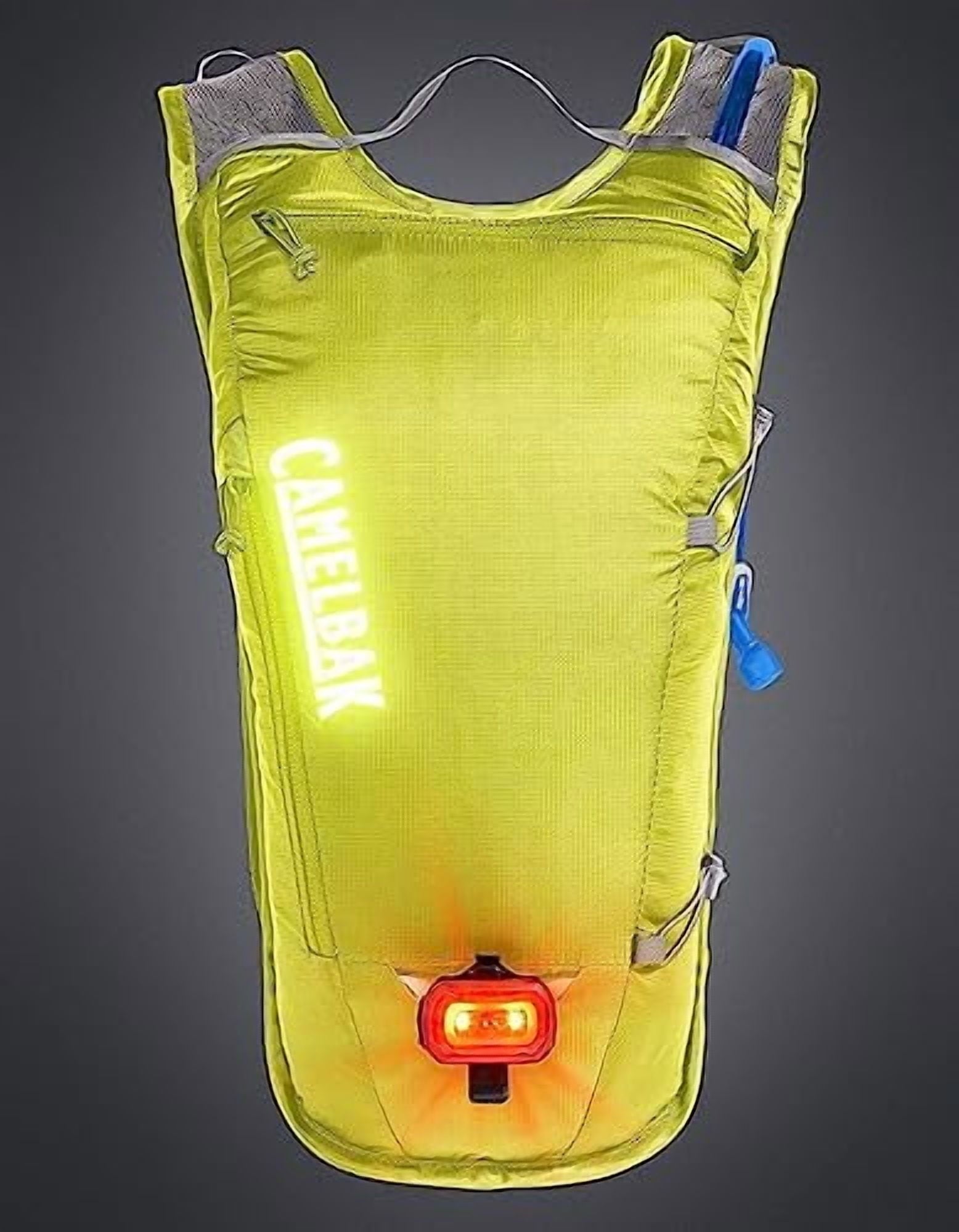Camelbak Classic Light Hydration Pack Bag Inc Reservior Yellow/Silver 70oz 8FIV