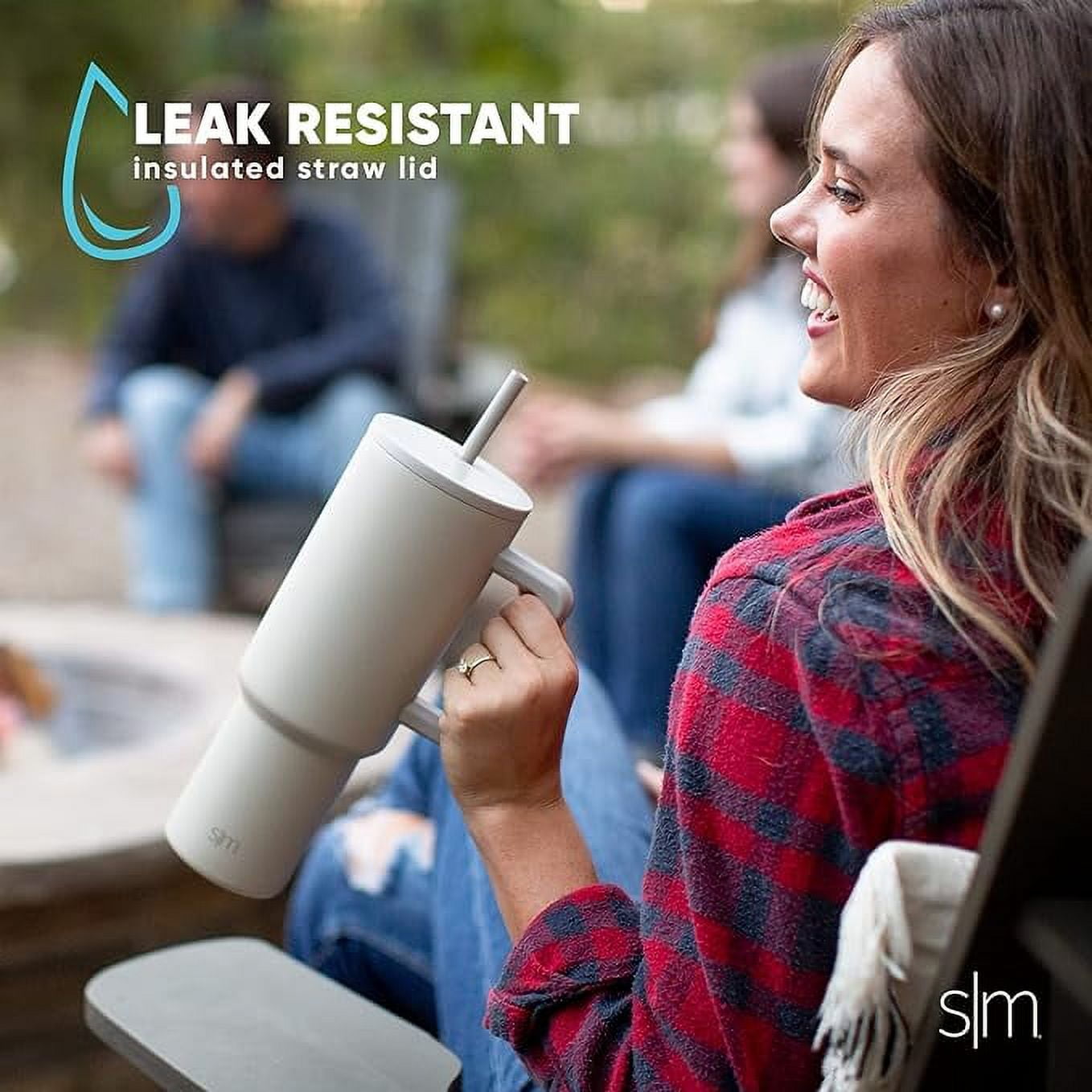 Simple Modern 40 fl oz Insulated Stainless Steel Trek Tumbler with Straw Lid | 80s Mix 03X4