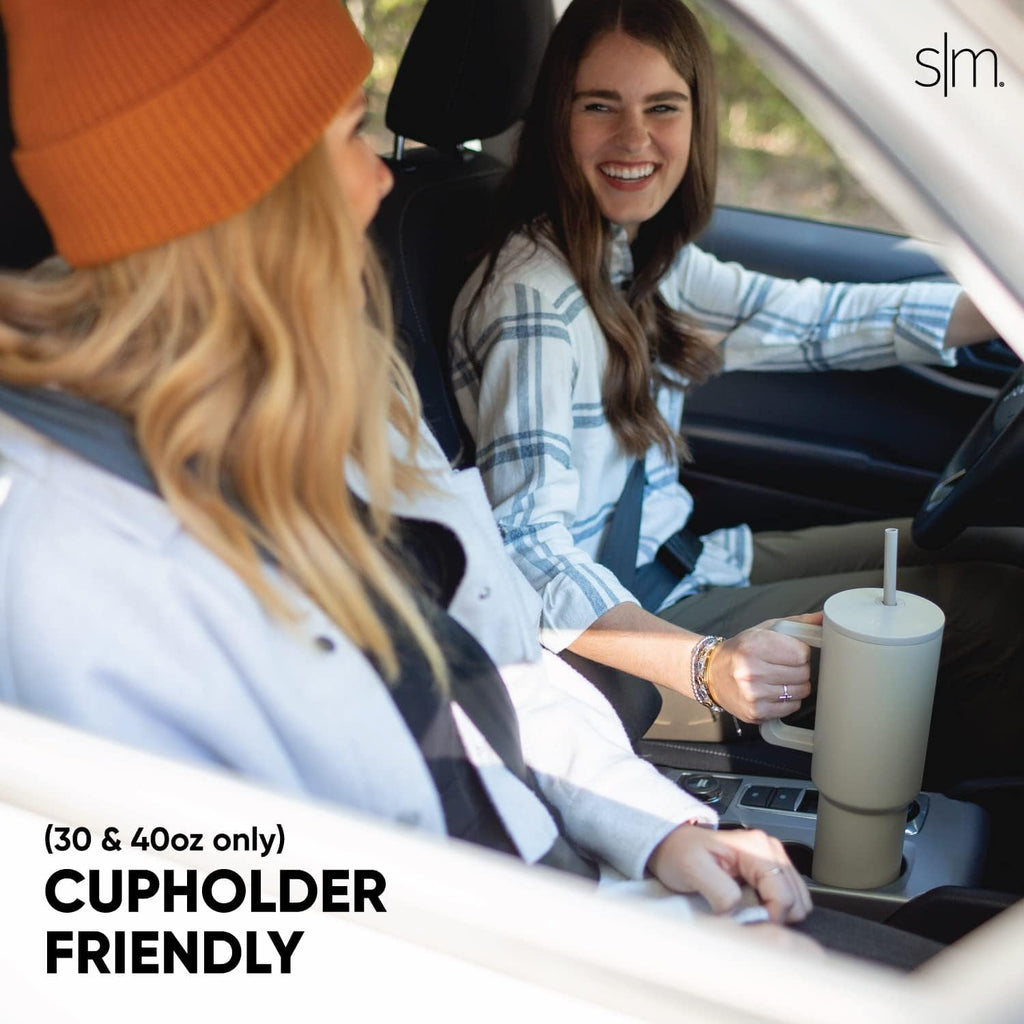 Simple Modern 40 fl oz Insulated Stainless Steel Trek Tumbler with Straw Lid | 80s Mix 03X4