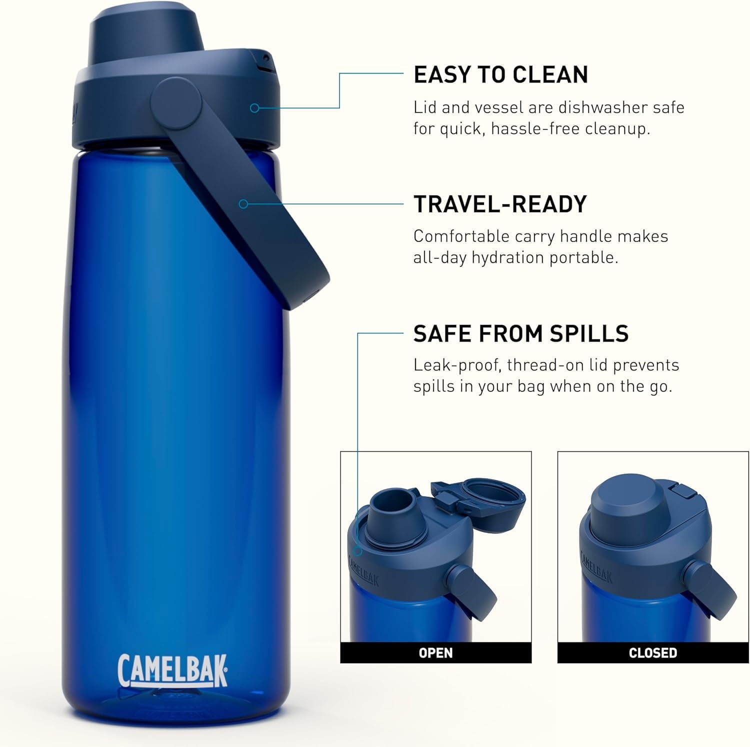 Camelbak Thrive Chug 25oz Bottle, Oxford H8YQ