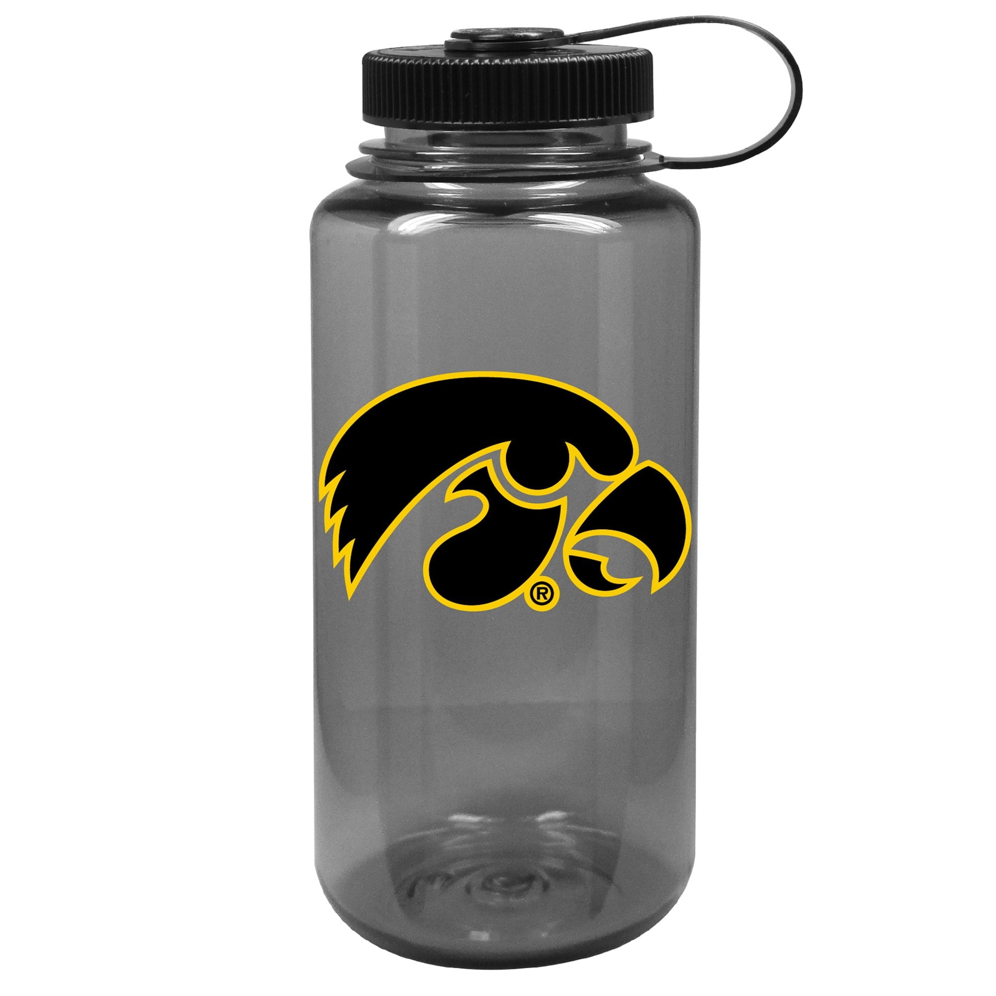 Black Iowa Hawkeyes 32oz. Nalgene Sustainable Wide Mouth Water Bottle E5AP