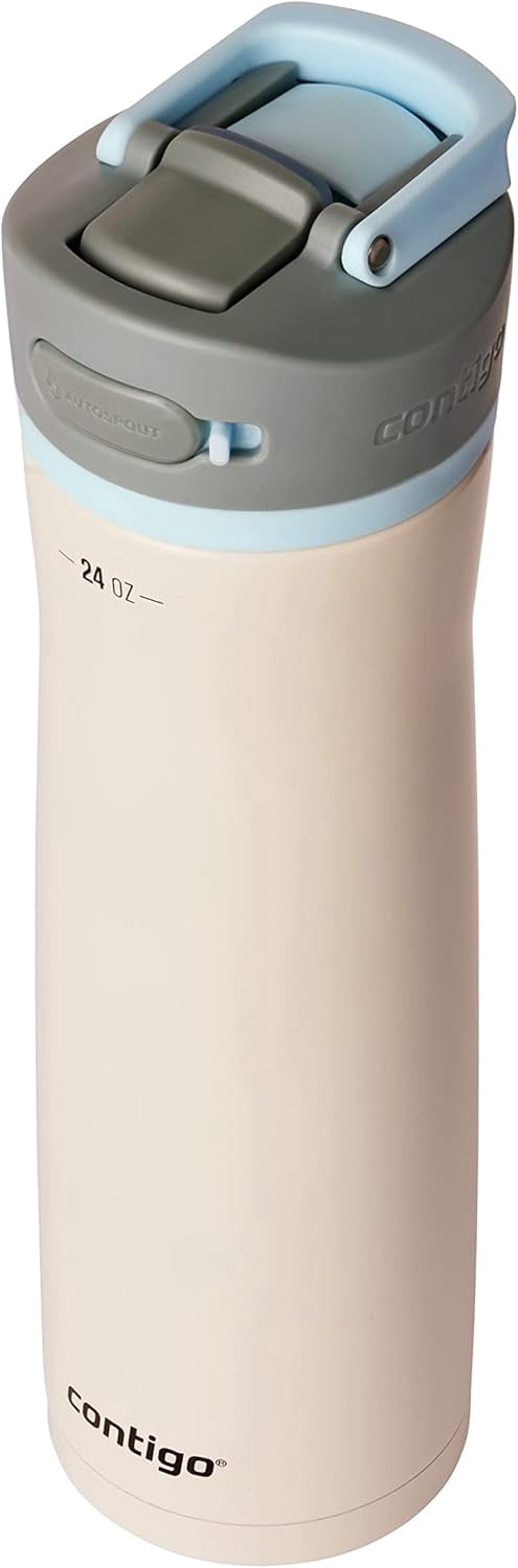 Contigo 24 oz. Wells Chill Stainless Steel Filter Water Bottle - Salt XFDZ