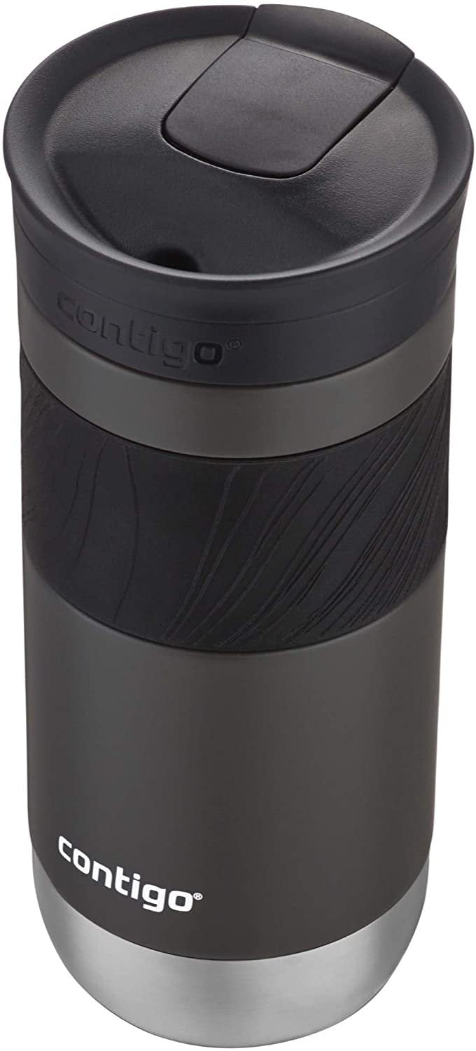 Contigo Byron 2.0 Stainless Steel Travel Mug with SNAPSEAL Lid and Grip, 20 oz, Sake &amp; Blue Corn, 2-Pack JN3L