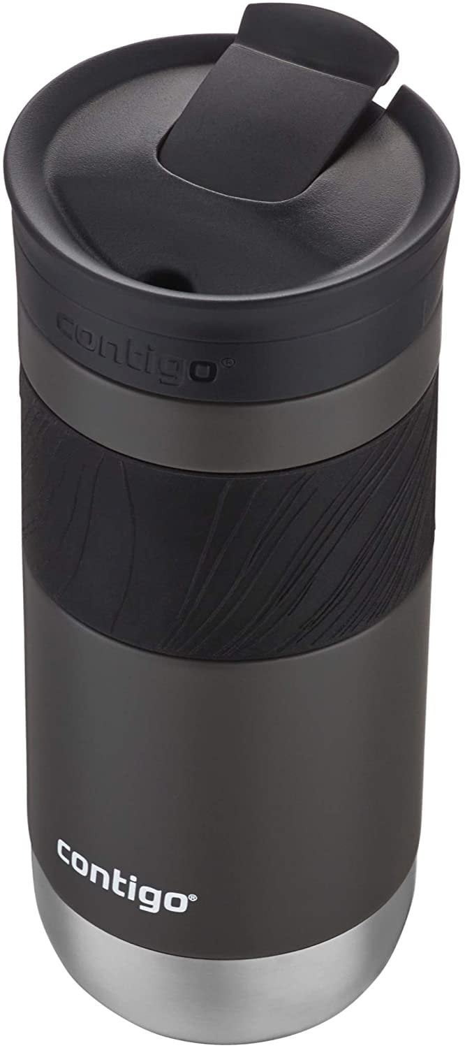 Contigo Byron 2.0 Stainless Steel Travel Mug with SNAPSEAL Lid and Grip, 20 oz, Sake &amp; Blue Corn, 2-Pack JN3L