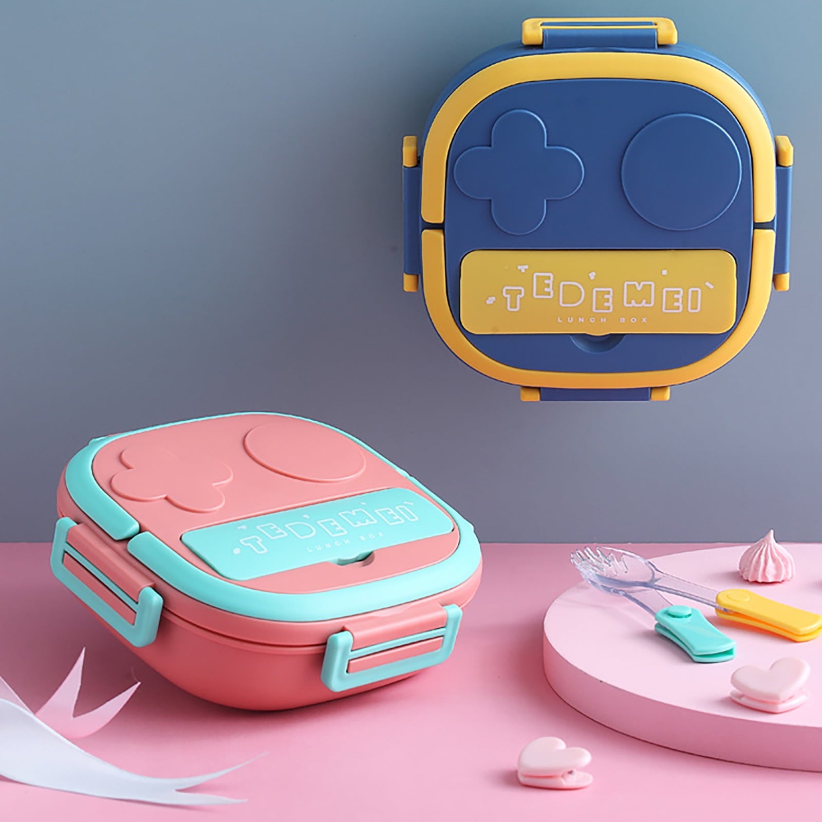 Clearance Items!Ymkly Kitchen Storage,Storage Box,Two Grid Stainless Steel Square Lunch Box ForTravel Office For Girls Boys Portable School Lunch Box Bento Thermal Food ,Contigo Coffee Travel Mug TZQG