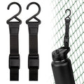 Linkidea 2 Pack Fence Hooks for Waterbottle, Compatible with Stanley, Nalgene, IRON FLASK with Handle Bottle &amp; Tumbler, S Shaped Hook Hanger Magnetic Buckle for Outdoor Sports Camping XY2R