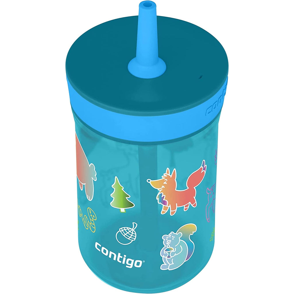Contigo Kid's 14 oz. Leighton Tumbler with Straw - Juniper/Blue Forest REQK
