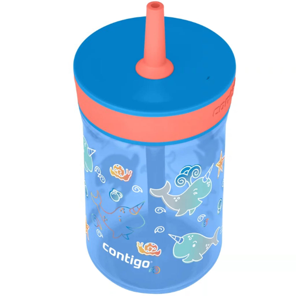 Contigo Kid's 14 oz. Leighton Tumbler with Straw - Juniper/Blue Forest REQK