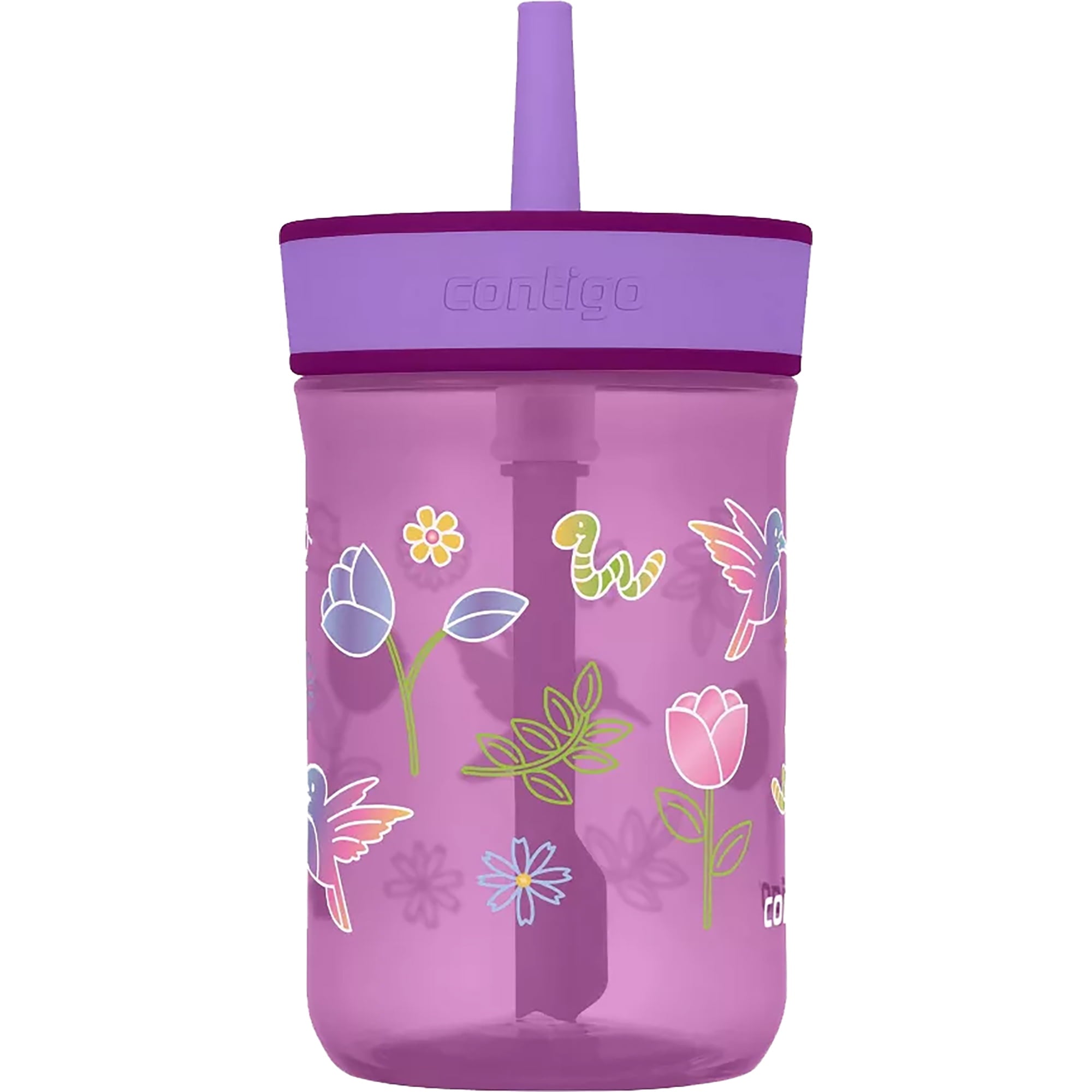 Contigo Kid's 14 oz. Leighton Tumbler with Straw - Juniper/Blue Forest REQK