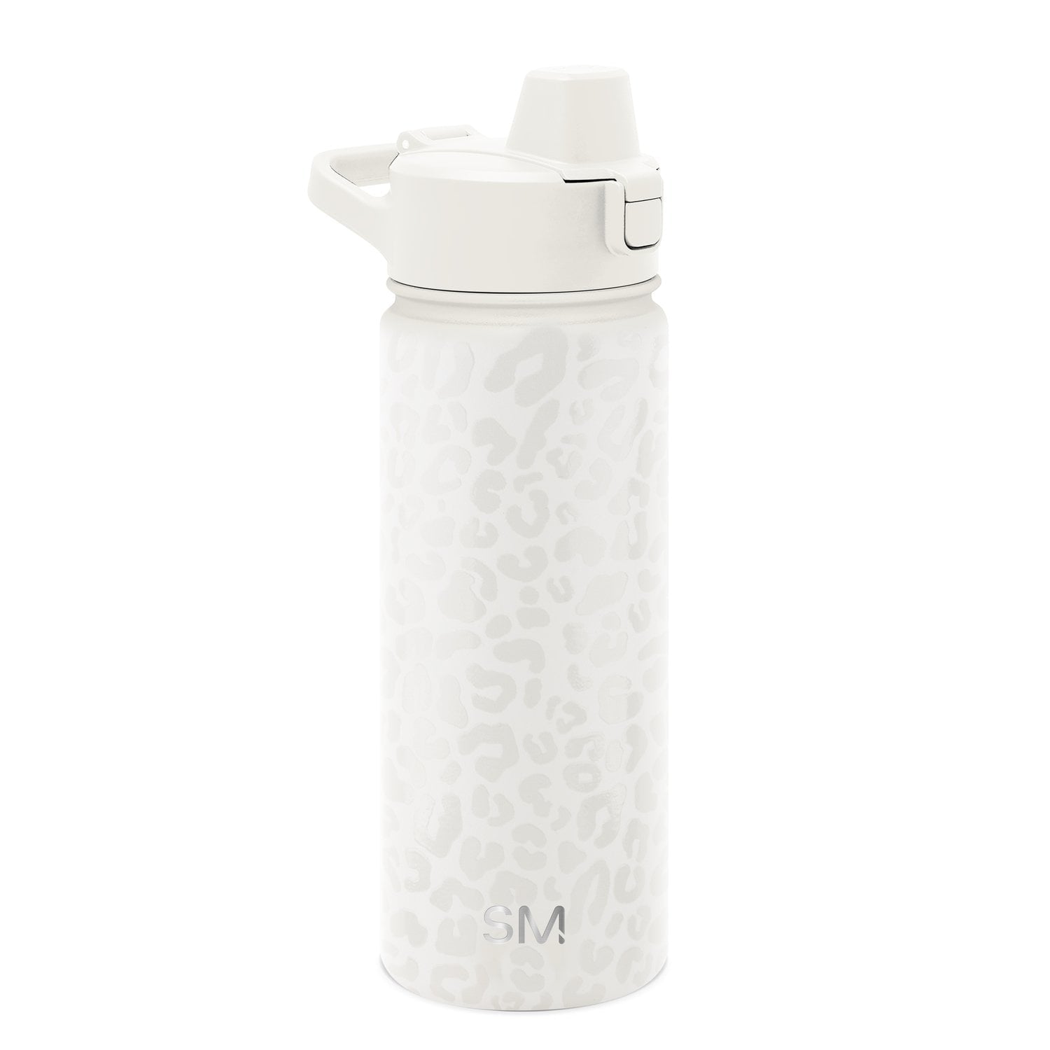 Simple Modern 18 fl oz Insulated Stainless Steel Summit Water Bottle with Covered Silicone Straw Lid | Sweet Taffy 90Q5