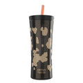 Contigo 20oz Shake &amp; Go Tumbler, Plastic with Straw, Licorice Cowhide Couture C6JL