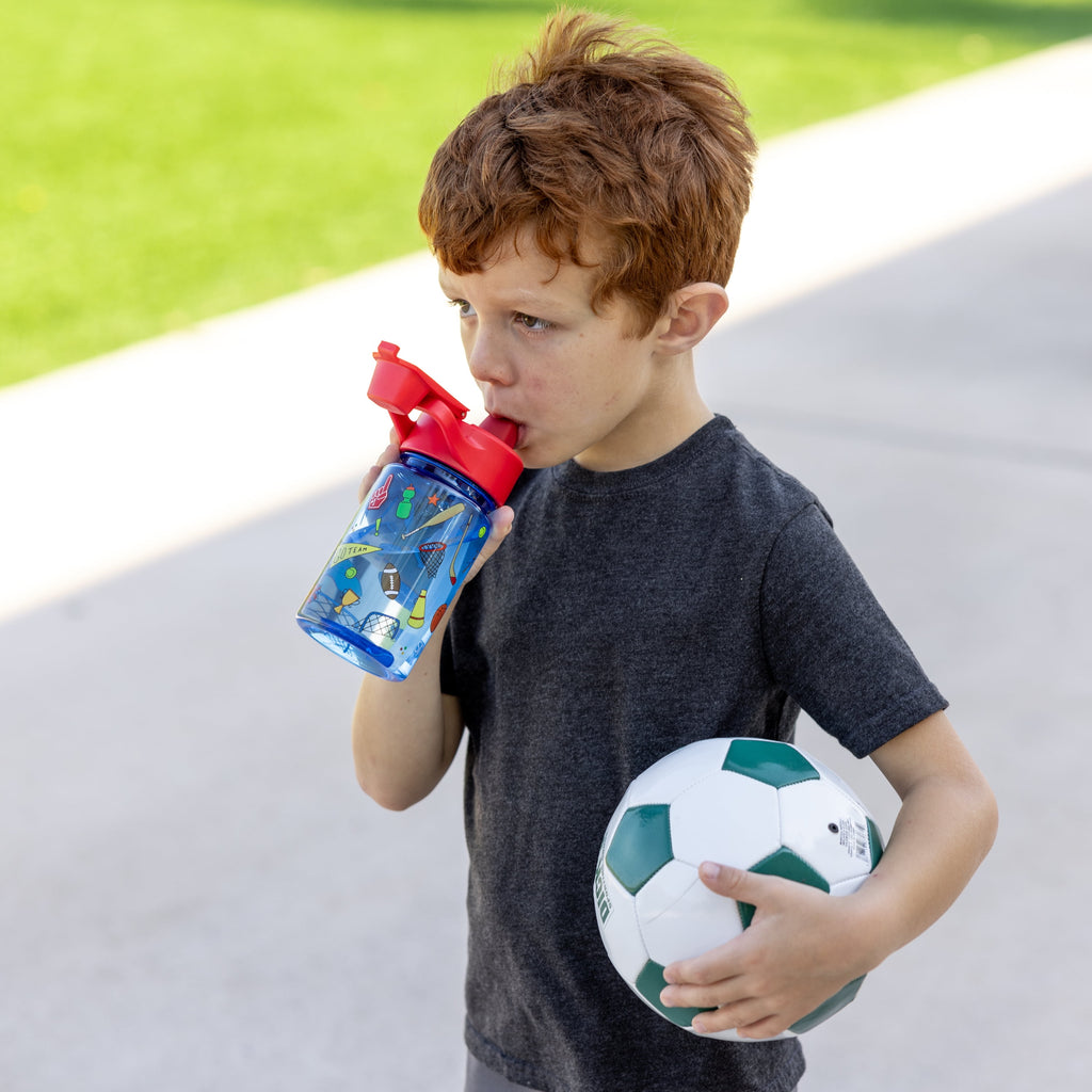 Simple Modern 12 fl oz Reusable Tritan Summit Water Bottle with Silicone Straw Lid | Birthday Cake CKAU