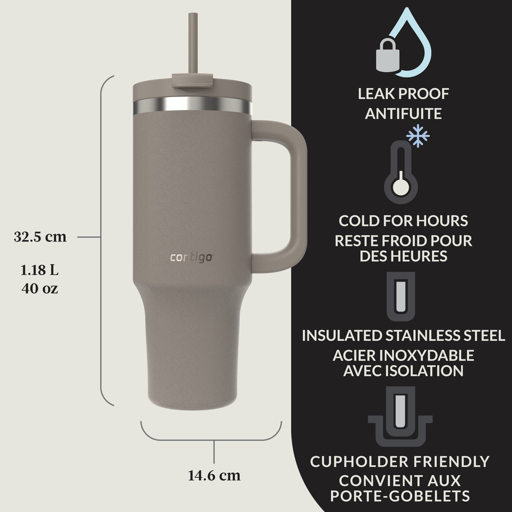 Contigo Streeterville Tumbler 40oz Inky Cap 3LSQ