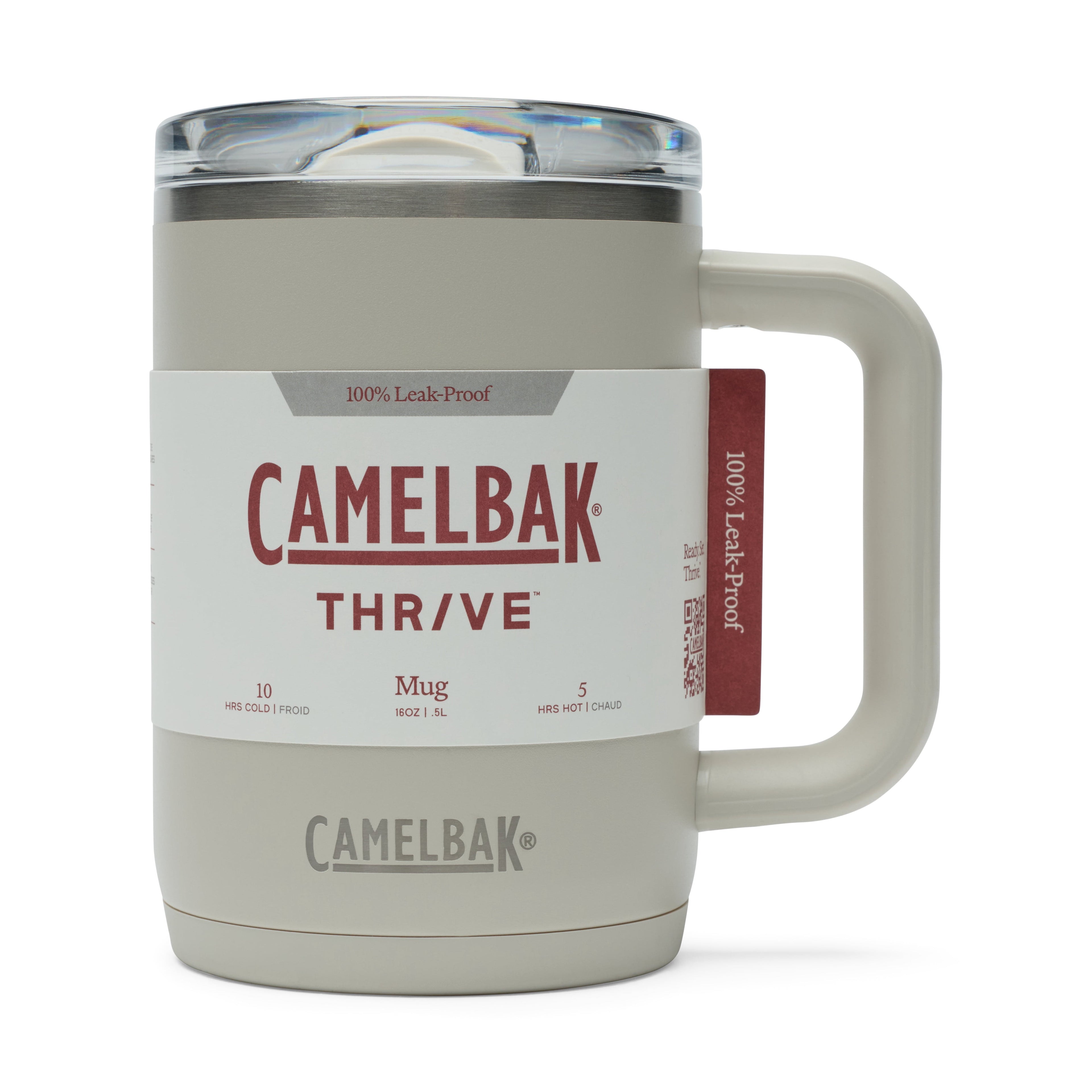 CamelBak Thrive 16oz Stainless Steel Leak-Proof Mug, Stone 9IS2