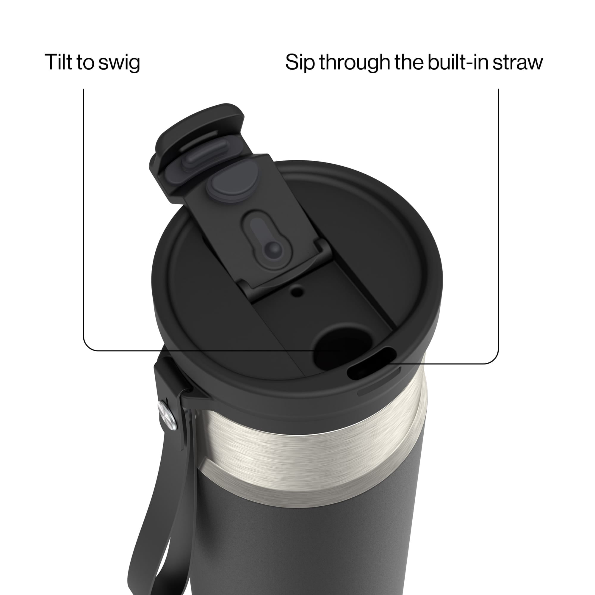 Contigo DualSip 20 oz Leakproof Insulated Water Bottle with 2-Way Lid RMD6