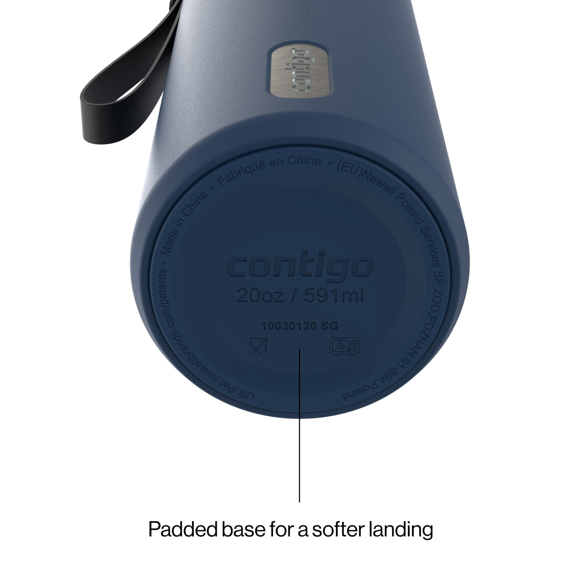 Contigo DualSip 20 oz Leakproof Insulated Water Bottle with 2-Way Lid RMD6