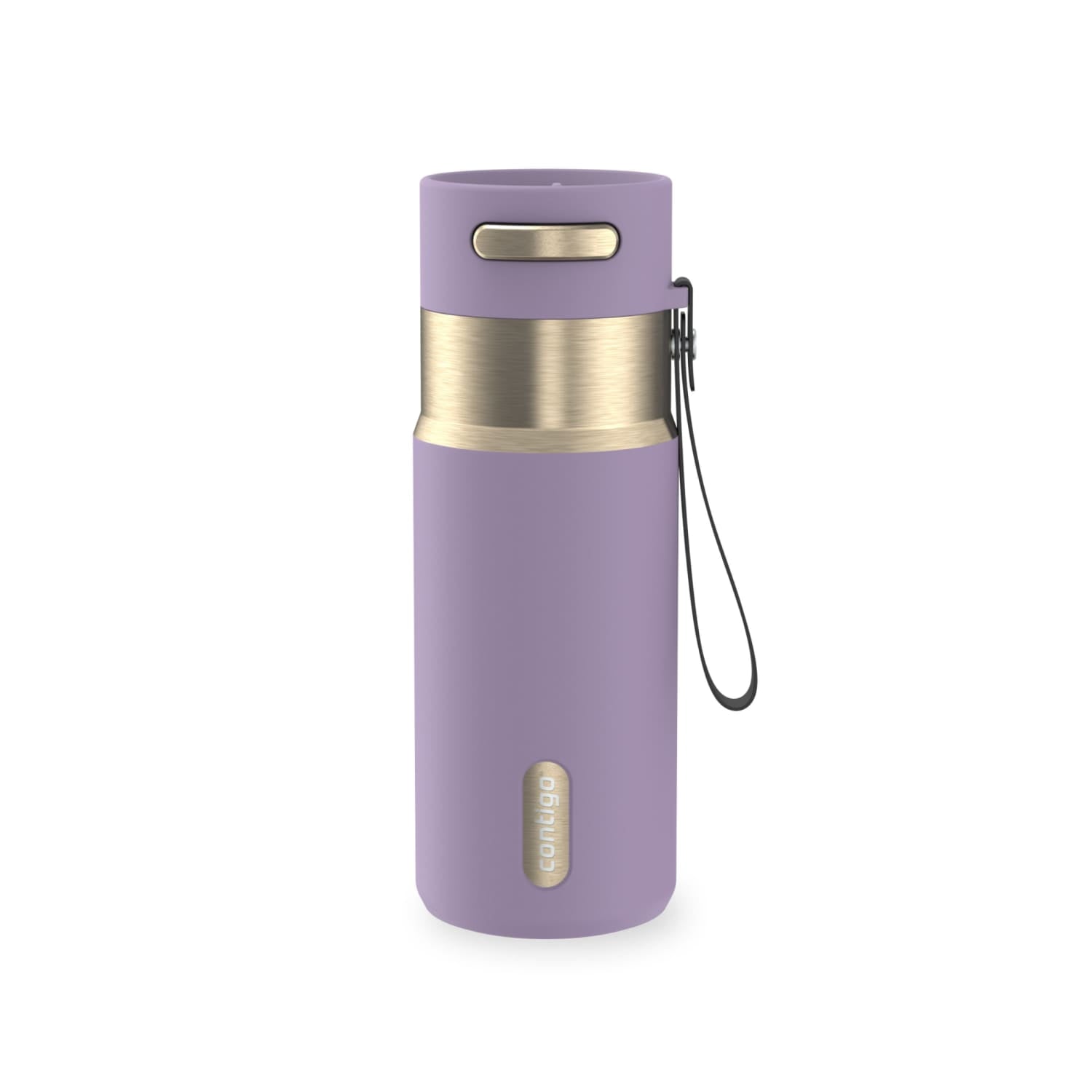 Contigo AutoSeal 16 oz Leakproof Water Bottle with Carrying Strap DHJ0
