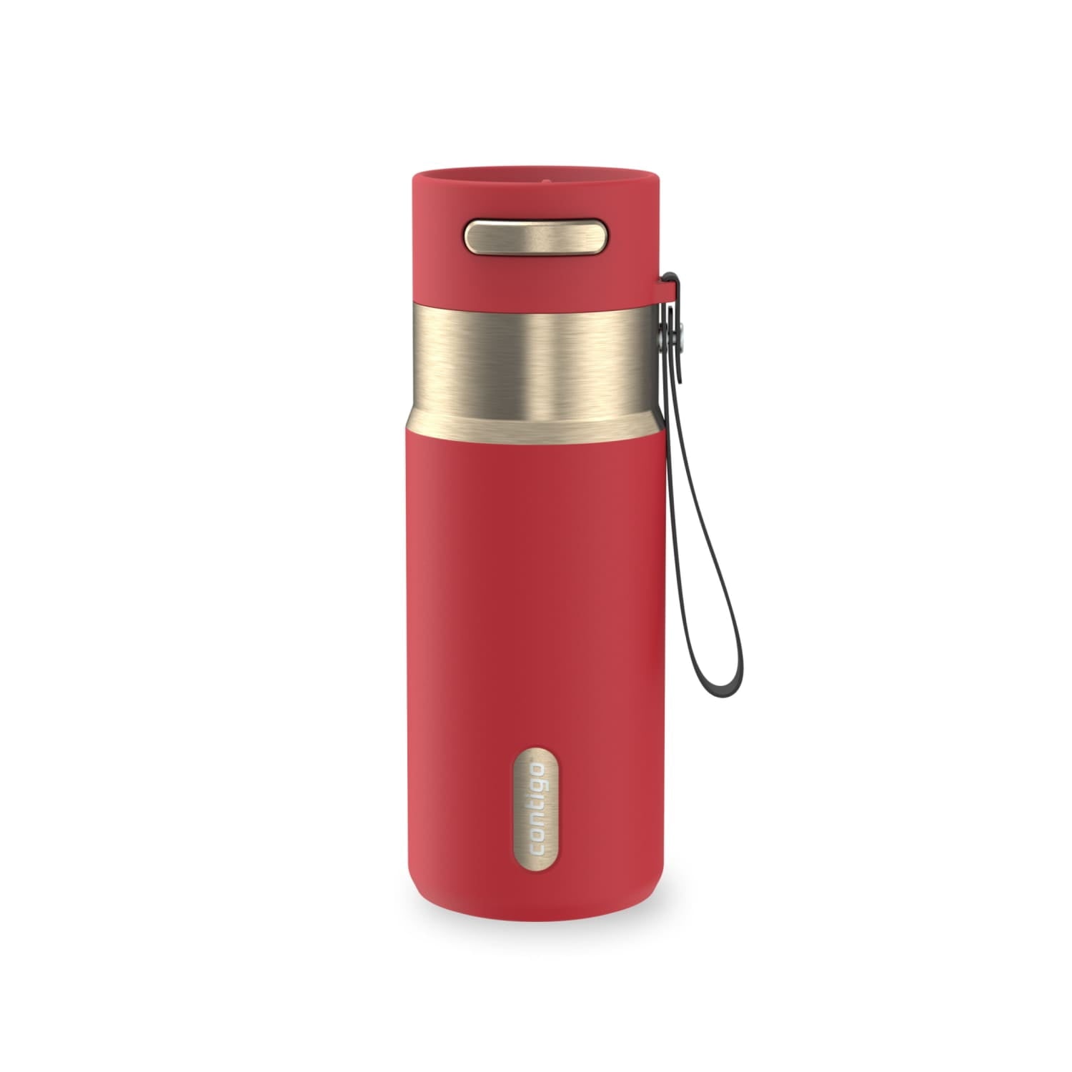 Contigo AutoSeal 16 oz Leakproof Water Bottle with Carrying Strap DHJ0